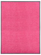 vidaXL Deurmat wasbaar 90x120 cm roze