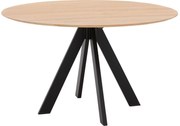 Goossens Excellent Eettafel Ferris Piramide Poot, Rond 110 x 110 cm