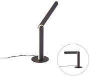 Design tafellamp zwart incl. LED 3-staps dimbaar - Gate