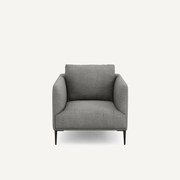 Fauteuil in katoen en linnen Oscar design E. Gallina