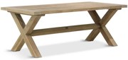 Dining Tuintafel rechthoekig 200 x 100 cm Grijs Oregon