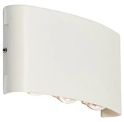 Buiten wandlamp wit incl. LED 6-lichts IP54 - Silly