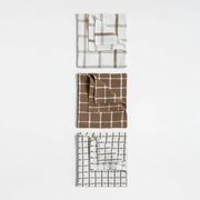 Set Van 3 Keukendoeken In Katoen Dacost Bruin - Sklum