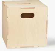 Houten opbergdoos Cube