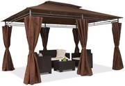 Tuinpaviljoen bruin Ibiza 3x4m Garden Point