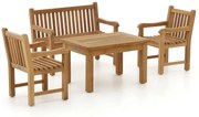 + 10% kassakorting | Kindertuinset Kees Smit  | 4 personen | Tuinset teakhout | 4-delig | Kees Smit Tuinmeubelen