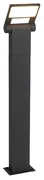 Moderne buitenpaaltje antraciet 60 cm incl. LED IP54 - Zane Modern IP54 Buitenverlichting