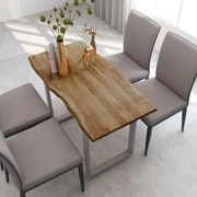 vidaXL Eettafel 118x58x76 cm massief acaciahout