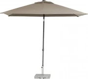 4 Seasons outdoor | Push up 200x250 taupe  Parasol    taupe weerbestendig