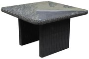 Bilbao premium lounge-diningtafel 110x110xH70 cm antraciet