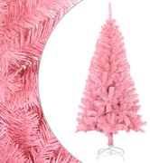 vidaXL Kunstkerstboom met standaard 150 cm PVC roze