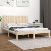 vidaXL Bedframe massief hout 150x200 cm 5FT King Size