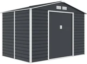 Lahti metalen gereedschapshuis 2,8 x 1,9 m Store Boss antraciet