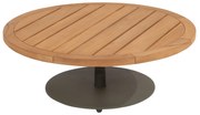 Volta lounge tuintafel met middenpoot 80xH30 cm aluminium olive 4 Seasons Outdoor