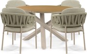 Tuinset 4 personen Rope Zand/Beige 4 Seasons Outdoor Calma/Ancona