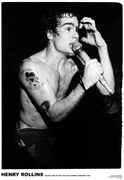 Poster Black Flag - Henry Rollins ’81