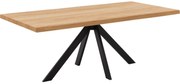 Goossens Eettafel Blade, Boomstamblad 200 x 100 cm 5 cm dik