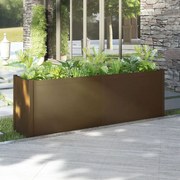 vidaXL Plantenbak 200x50x70 cm massief grenenhout honingbruin