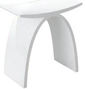 Best Design Solid 43x24x43cm badkamerstoel Solid surface wit 4002440