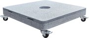 AVH parasolvoet 170 kg Hacienda / Siesta met 4 wielen robuust graniet  (6,4x6,4)