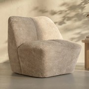 Moderne Fauteuil Beige