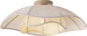 Japandi plafondlamp beige stof 55cm - Haru