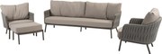 Cannes stoel bank loungeset 4 delig organic terre Taste 4SO