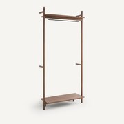 Kledingrek voor dressing, notenhout en fineer, Rory