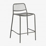 Elton Stapelbare Hoge Kruk Zwarte Koolstof & ↑65 Cm - Sklum