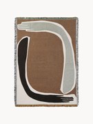 Katoenen plaid Pose met franjes