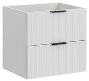 Comad Adele White FSC onderkast met ribbelfront 60cm wit mat