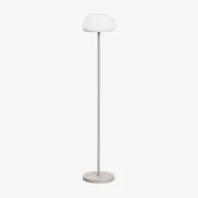 Zeliro Draadloze Ijzeren Led Vloerlamp Rookgroen - Sklum