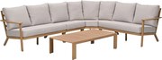 Garden Impressions Ariane loungeset 5-delig - light teak look