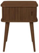 Zuiver Barbier Walnut Retro Nachtkastje Walnoot - 45x45x59cm.