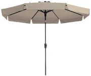 Madison Parasol Flores Luxe rond 300 cm ecru