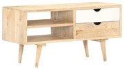 vidaXL Tv-meubel 90x35x45 cm massief mangohout