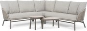 Hoek loungeset 5 personen Rope Taupe  Coco Livo