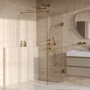 Brauer Void profielloze inloopdouche 70cm messing geborsteld PVD