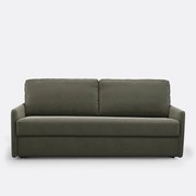 Slaapbank van katoen en linnen, Comfort Bultex®, Marta