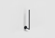 Clou Flat reserverolhouder zwart mat