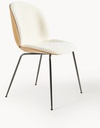 Bouclé stoel Beetle met zitvlak