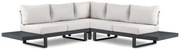 Hoek loungeset 5 personen Aluminium Grijs  Lifestyle Garden Furniture Lorenzo