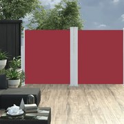 vidaXL Tuinscherm uittrekbaar 140x600 cm rood