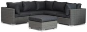 Hoek loungeset 5 personen Wicker Grijs  Garden Collections Cuba