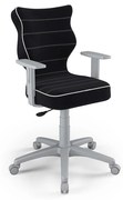 Entelo Kinderstoel Duo Black Jasmine 01 ergonomisch grijs