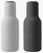 Zout- en pepermolen Bottle Grinder met walnootdeksel, 2-delig