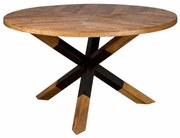 Tower Living Ronde Eettafel Naturel Viola - 130 X 130cm.