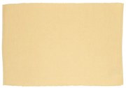Placemat geribbeld, GOTS bio-katoen, korengeel, 35 x 50 cm