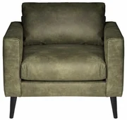 Fauteuil - Aster - lederlook Dalton groen 14