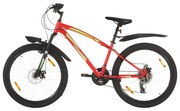 vidaXL Mountainbike 21 versnellingen 26 inch wielen 36 cm rood